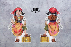 Набор для вышивания на пластиковой канве «Маленькая разбойница» - Фото 3