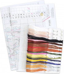 Набор для вышивания на пластиковой канве «Маленькая разбойница» - Фото 6