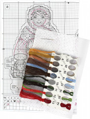 Набор для вышивания на пластиковой канве «Таня» - Фото 5