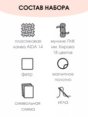 Набор для вышивания на пластиковой канве «Звонкие птички» - Фото 1