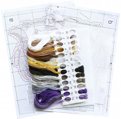 Набор для вышивания на пластиковой канве «Бастинда» - Фото 6