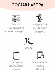 Набор для вышивания на пластиковой канве «Вкус весны» - Фото 1