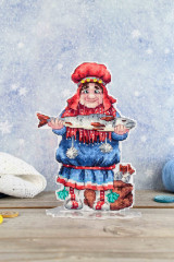 Набор для вышивания на пластиковой канве «Лапландка» - Фото 4