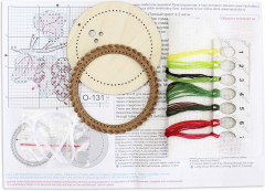 Набор для вышивания на деревянной основе «Дачные ягоды. Смородина» - Фото 4