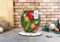 Набор для вышивания на деревянной основе «Летний урожай» - Фото 1