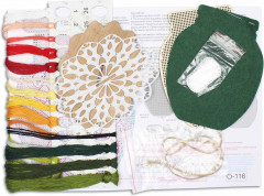 Набор для вышивания на деревянной основе «Летний урожай» - Фото 4