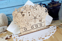 Набор для вышивания на деревянной основе «Морские сокровища» - Фото 2