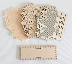 Набор для вышивания на деревянной основе «Морские сокровища» - Фото 4