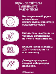 Набор для вышивания «Белая лебедь» - Фото 6
