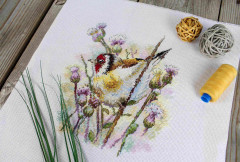 Набор для вышивания «Притаившийся щегол» - Фото 5