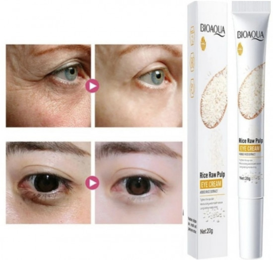 Крем для кожи вокруг глаз с экстрактом белого риса «Rice Raw Pulp Eye Cream»