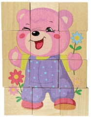 Пазлы деревянные «Медвежонок» - Фото 2