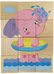 Пазлы деревянные «Слонёнок» - Фото 3