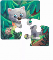 Набор пазлов для малышей деревянных - Фото 8