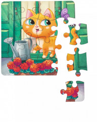 Набор пазлов для малышей деревянных - Фото 16