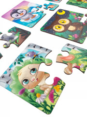 Набор пазлов для малышей деревянных - Фото 17