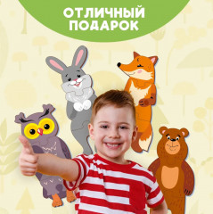 Пазлы для детей тройные, деревянные «Веселый зоопарк» - Фото 12