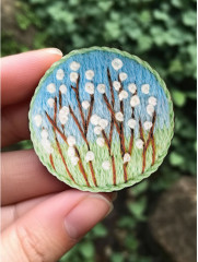 Набор для вышивания «Брошь Верба» - Фото 5