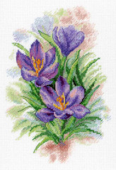 Набор для вышивания «Яркие крокусы» - Фото 2