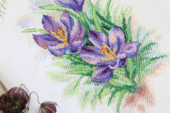Набор для вышивания «Яркие крокусы» - Фото 5