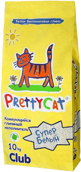 Наполнитель комкующийся для кошачьего туалета «Супер белый»