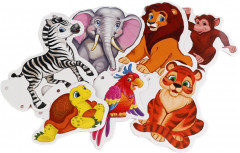 Развивающие карточки на шнурке «Зоопарк» - Фото 1