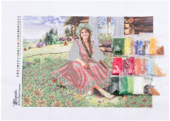 Набор для вышивания бисером «Крестьяночка» - Фото 1