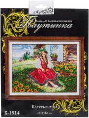 Набор для вышивания бисером «Крестьяночка» - Фото 2