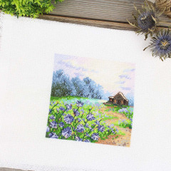 Набор для вышивания «Пейзаж с цикорием» - Фото 2