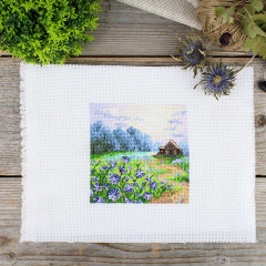 Набор для вышивания «Пейзаж с цикорием» - Фото 3