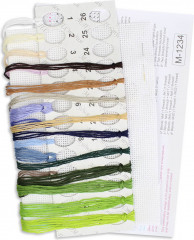 Набор для вышивания «Пейзаж с цикорием» - Фото 4