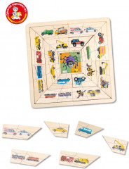 Пазлы деревянные «Паучок. Техника» - Фото 1