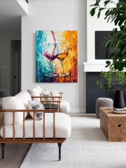 Картина по номерам «Звон бокалов» - Фото 2