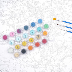 Картина по номерам «Звон бокалов» - Фото 5