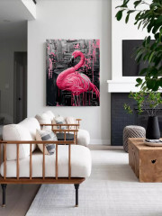 Картина по номерам «Фламинго» - Фото 2