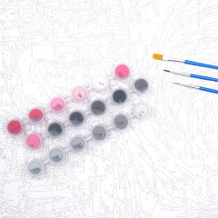 Картина по номерам «Фламинго» - Фото 5