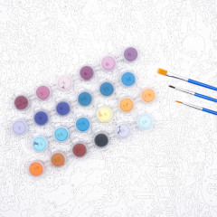 Картина по номерам «Маяк на закате» - Фото 5