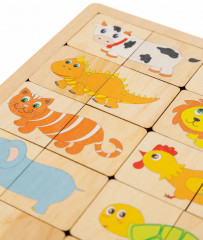 Пазл деревянный «Веселые половинки» - Фото 2