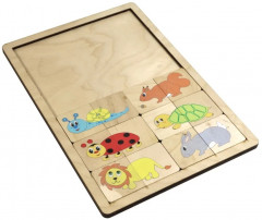 Пазл деревянный «Веселые половинки» - Фото 4