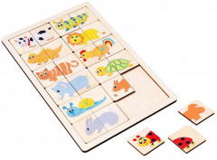 Пазл деревянный «Веселые половинки» - Фото 6