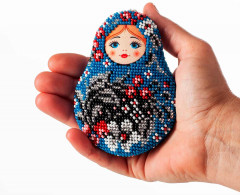 Набор для вышивания бисером «Матрешка Вологодская» - Фото 2