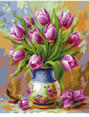 Картина по номерам «Букет тюльпанов» - Фото 1