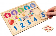 Пазл деревянный «Считаем до пяти» - Фото 1