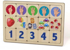 Пазл деревянный «Считаем до пяти» - Фото 2