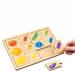 Пазл деревянный «Цвета» - Фото 2