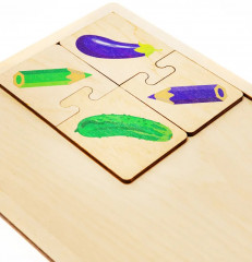 Пазл деревянный «Цвета» - Фото 5