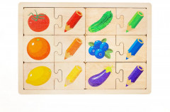 Пазл деревянный «Цвета» - Фото 9