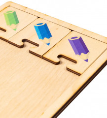 Пазл деревянный «Цвета» - Фото 12