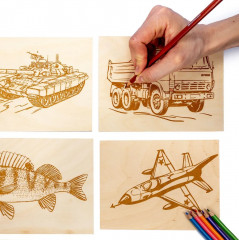 Доска для выжигания «Подарок своими руками папе» - Фото 11