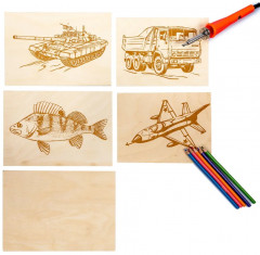 Доска для выжигания «Подарок своими руками папе» - Фото 12